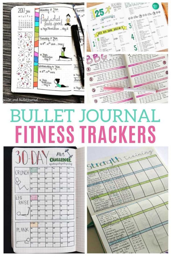 Rock your goals this year with one of these bullet journal fitness trackers!