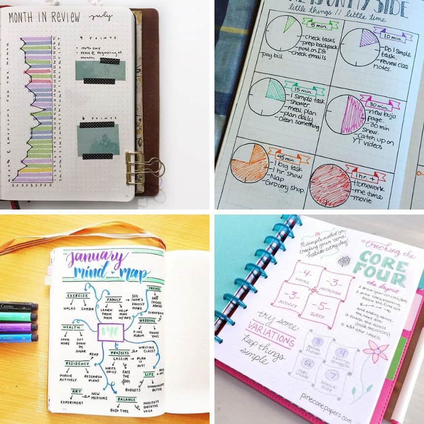 BRILLIANT Bullet Journal Goal Tracker Hacks {Make things happen in 2019!}