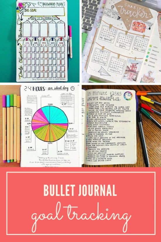 BRILLIANT Bullet Journal Goal Tracker Hacks {Make things happen in 2019!}