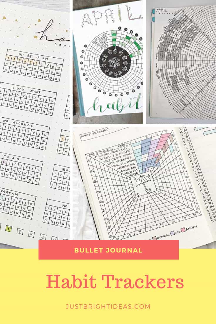 Bullet Journal Habit Tracker Spreads