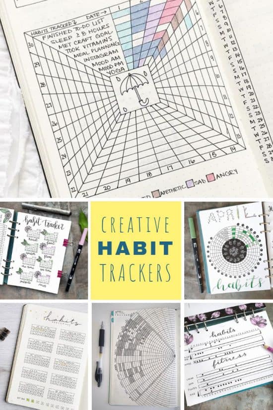 Bullet Journal Habit Tracker Layout Ideas {And why you NEED to track