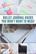 Bullet Journal Hacks {You won't want to miss!}