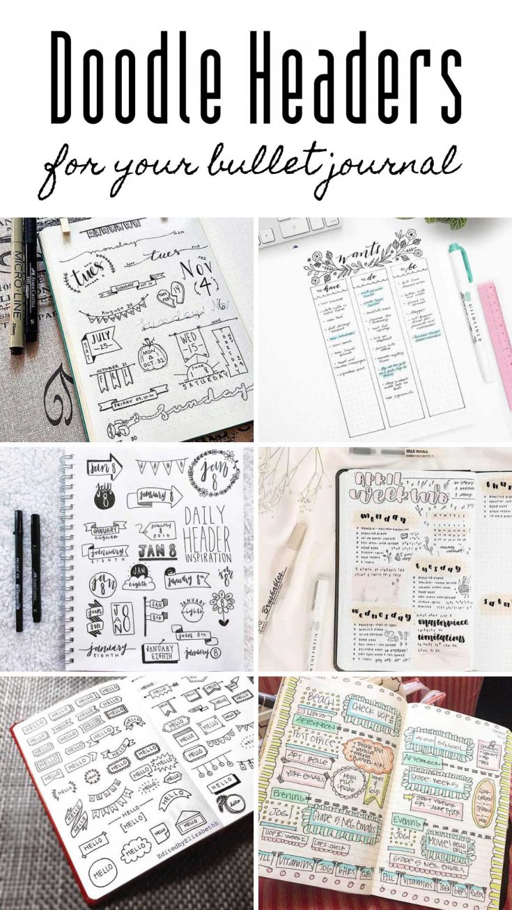 25 Bullet Journal Headers You Need to Try ASAP to Liven Up Your BUJO!