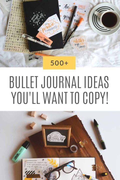 So many fabulous bullet journal ideas here!