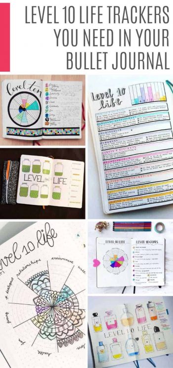 10 Ways to Track Your Level 10 Life in Your Bullet Journal