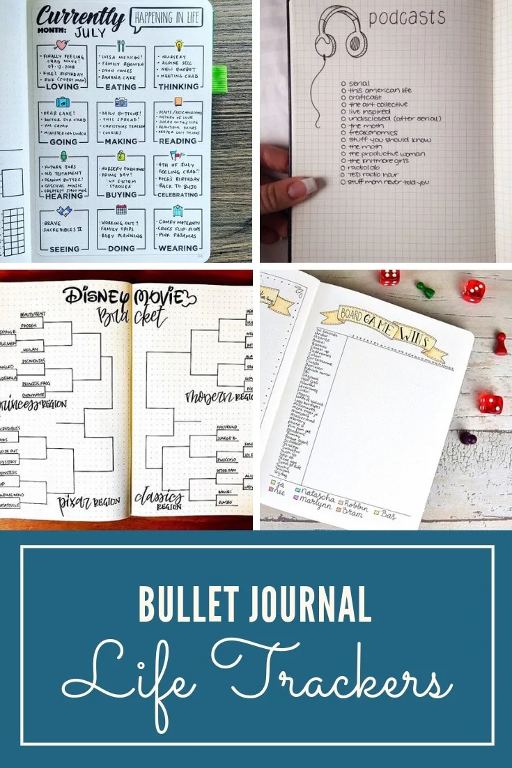 Bullet Journal Life Trackers