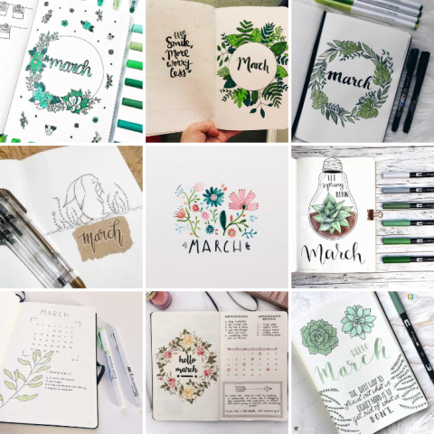 10 Cute March Bullet Journal Ideas You’ll Want to Steal