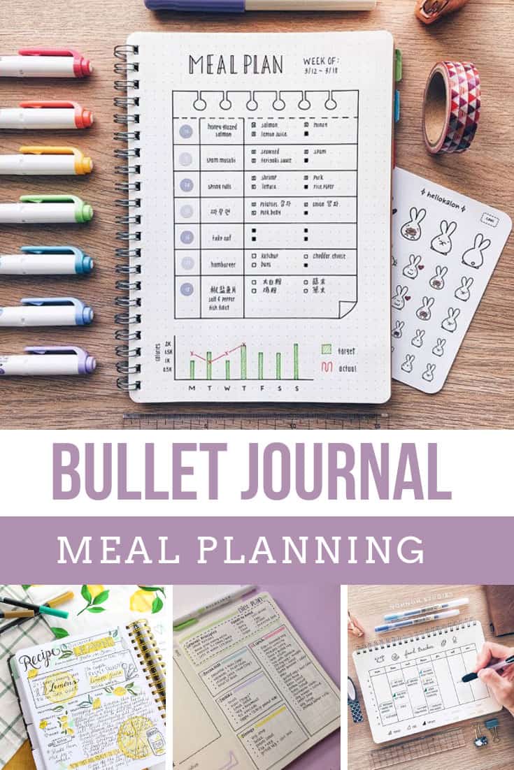 Bullet Journal Meal Plan Ideas To Keep You Organized And Well Fed 