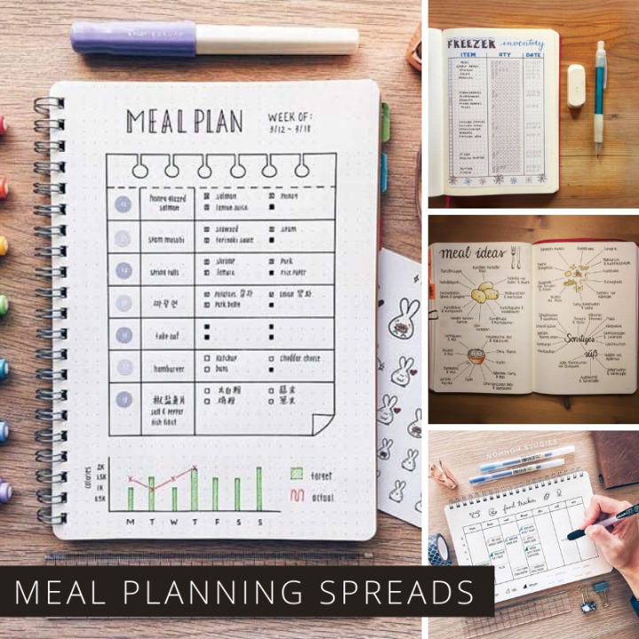 21 Creative Bullet Journal Meal Plan Ideas {to Keep You Organized And ...