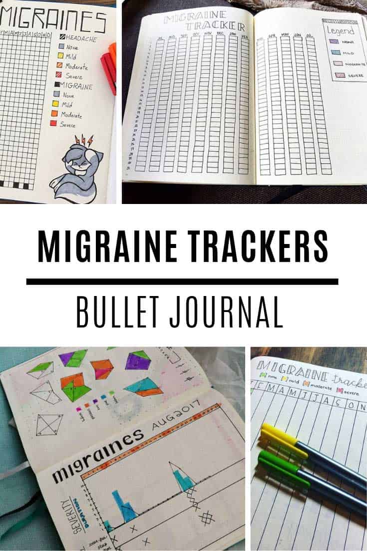 Bullet Journal Migraine Tracker {Severity, Symptoms and Triggers}