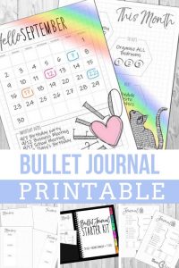 Bullet Journal Printable Starter Kit