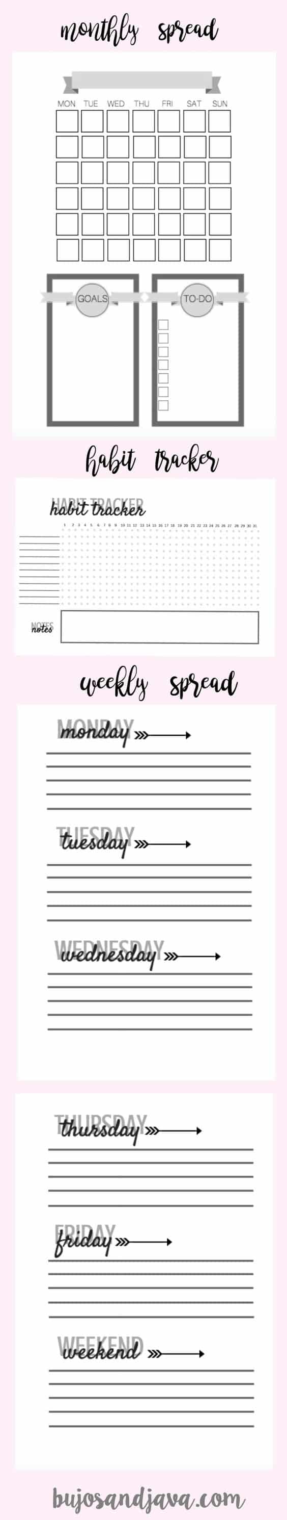 More Than 50 Awesome Bullet Journal Printables To Help You Be Creative With You Re Short On Time