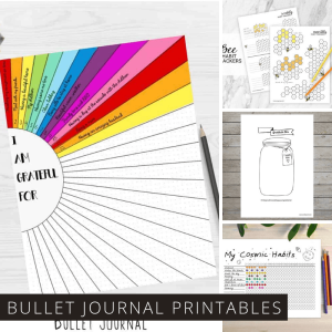 Loving these bullet journal printables - for times when i don't have time to draw my own spreads!