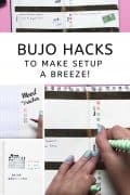 Bullet Journal Hacks {You won't want to miss!}