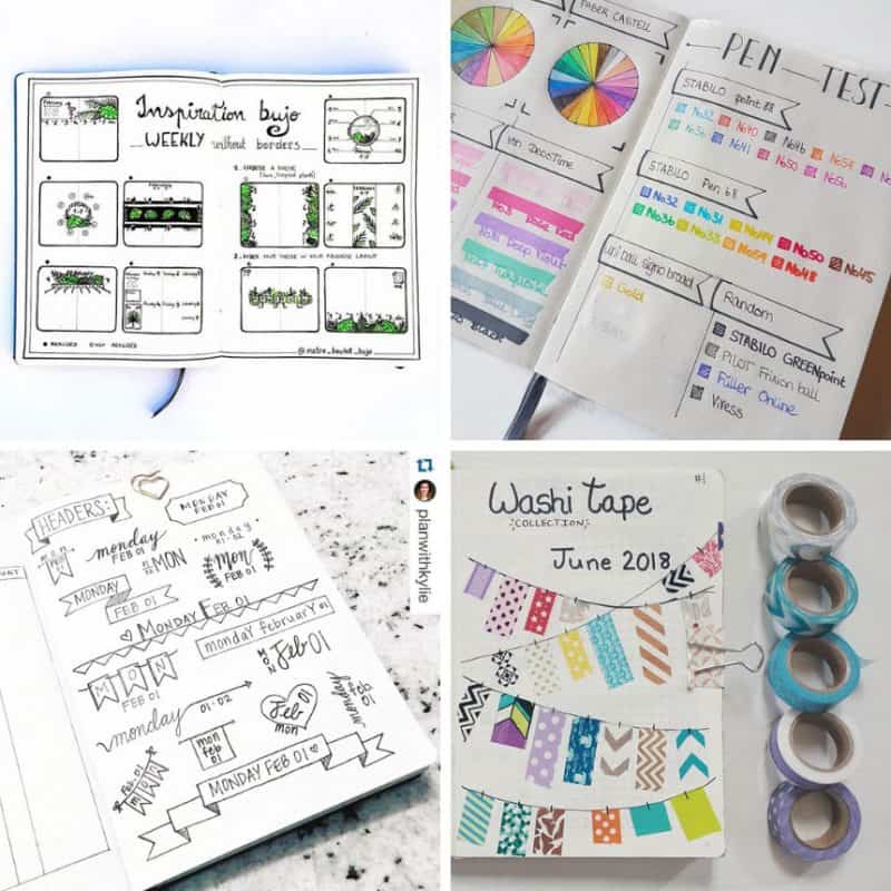 Bullet Journal Setup Ideas
