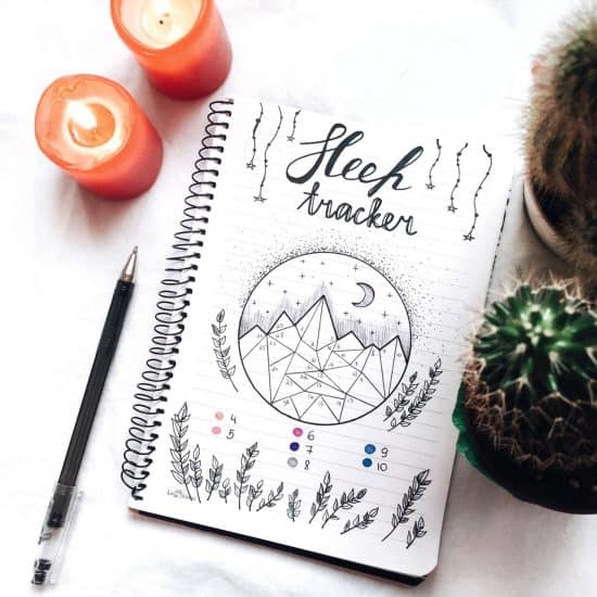 25 Bullet Journal Sleep Tracker Spreads {Monitor your Zzzzzzzs!}