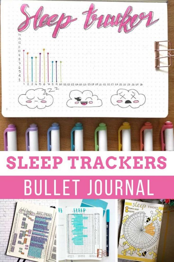 These bullet journal sleep tracker layouts are just what i need to make sure I'm getting enough rest!