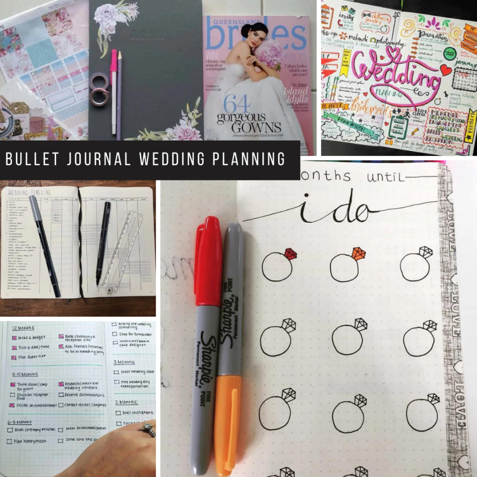 Wedding Bullet Journal Ideas to Help Take the Stress Out of Planning ...