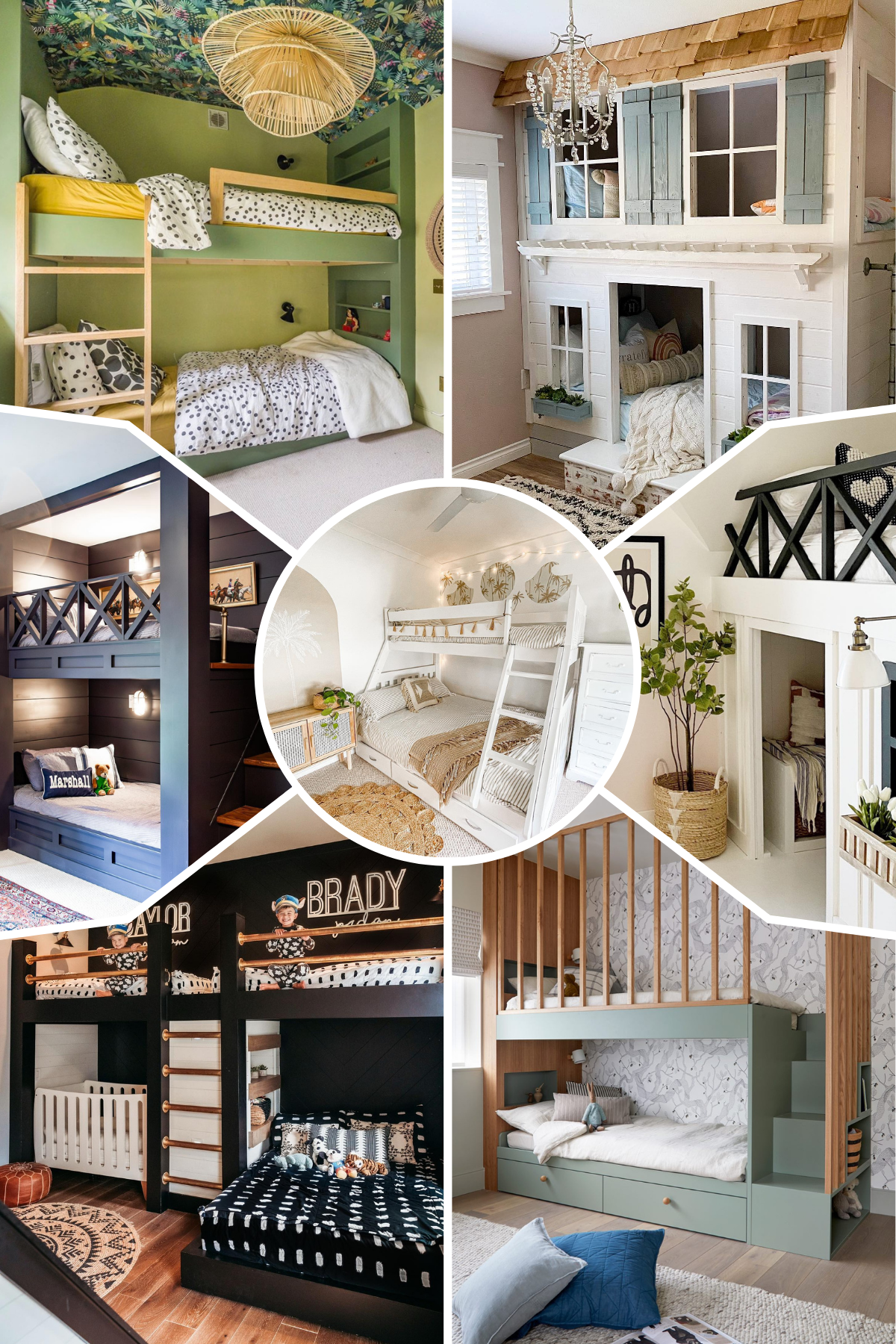 Dreaming of a cozy shared room? These built-in bunk beds are perfect for siblings or sleepover fun! From rustic wood finishes to sleek modern designs, you’ll find the perfect nook to maximize space and add a playful touch to any bedroom. 🛏️✨ #BunkBedGoals #KidsRoomIdeas