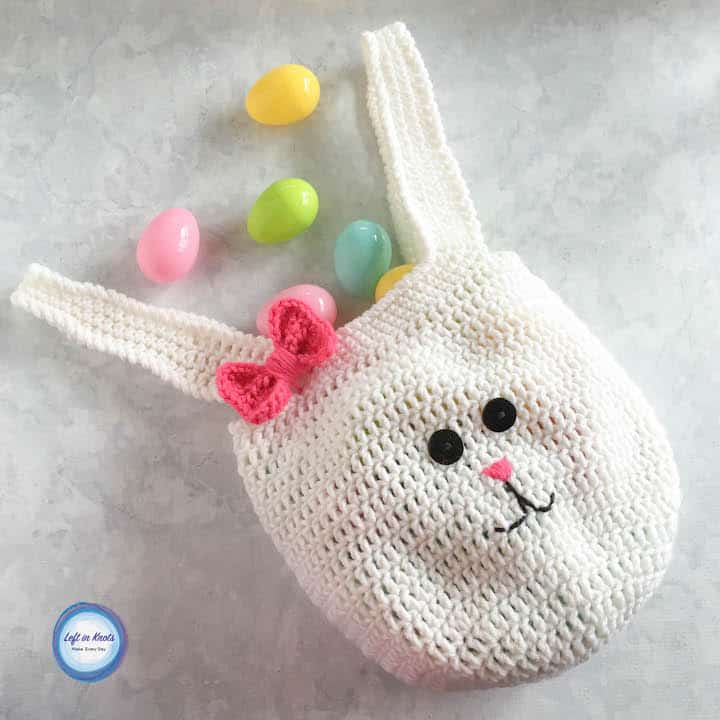 Mr & Mrs Bunny Crochet Basket