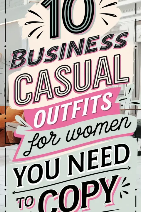 ?? 10 Effortlessly Stylish Business Casual Outfits for Women Dressing for work has never been easier! These business casual outfits are polished, comfortable, and perfect for making a stylish statement in the office. ?✨ #OfficeOutfits #BusinessCasualStyle #WorkwearGoals #ClassyAndChic #WardrobeInspo