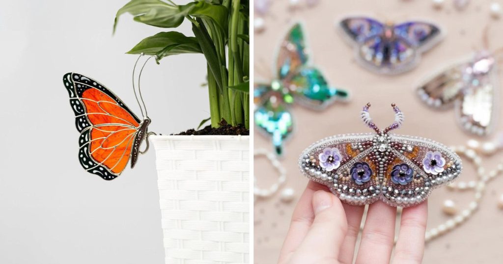 Looking for the perfect gift that combines beauty, elegance, and a touch of nature? Our curated collection of butterfly-themed treasures has something for everyone! From exquisite stained glass decorations to handcrafted jewelry and enchanting home decor, each piece is a unique work of art. ?✨