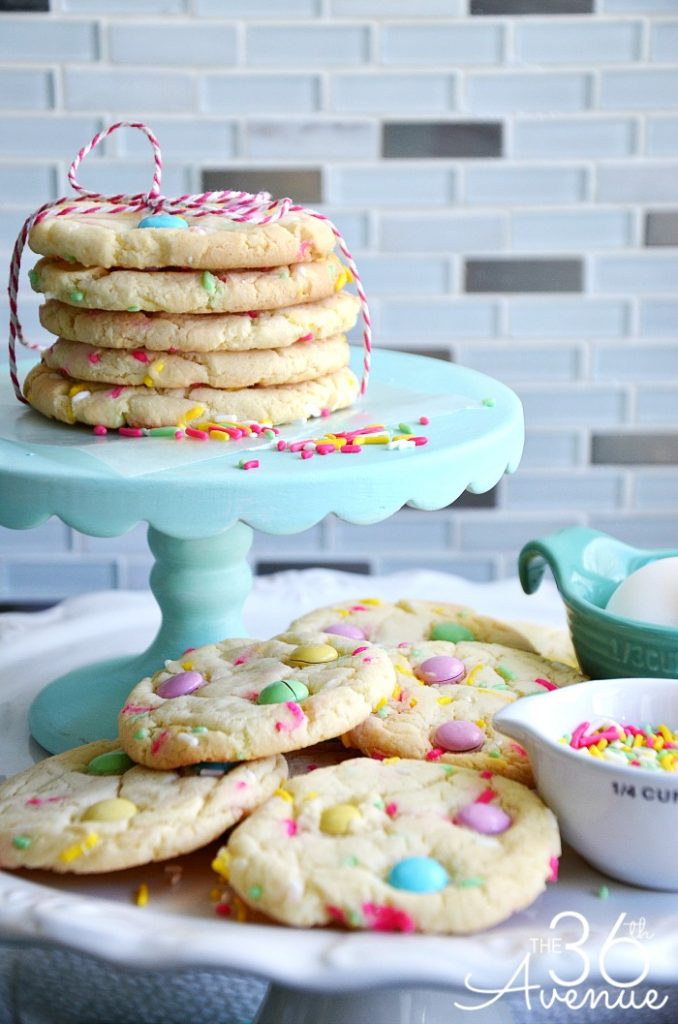 Funfetti Cake Mix Cookies