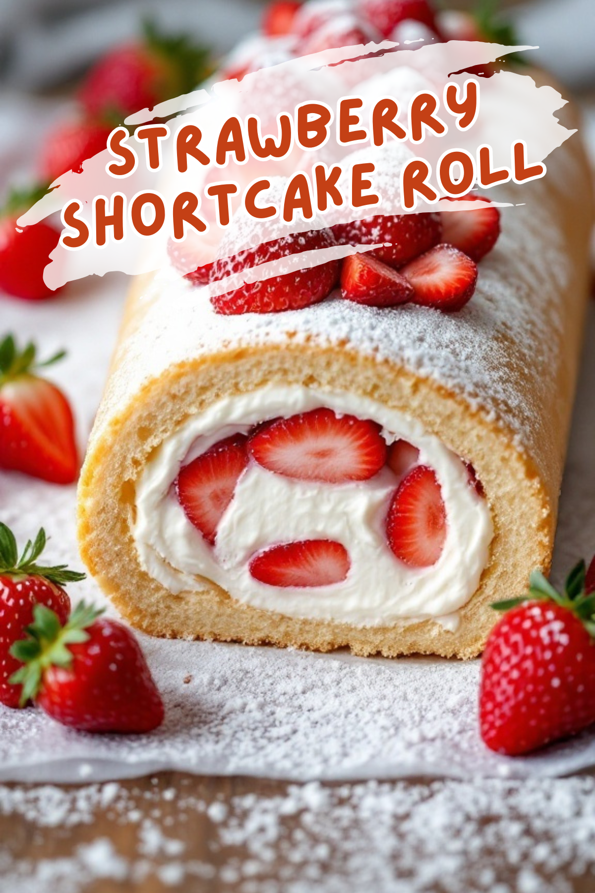 The Strawberry Shortcake Roll is a delightful treat that combines fluffy sponge cake with fresh strawberries and creamy filling. This cake is perfect for any occasion and adds a refreshing twist to traditional desserts. Slice it up and enjoy a burst of sweetness in every bite!