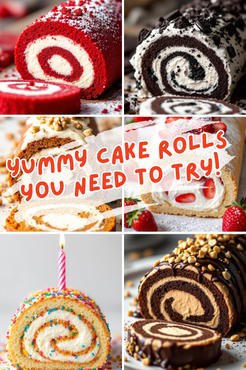?? 10 Must-Try Cake Roll Recipes for Any Occasion Light, fluffy, and filled with deliciousness—these cake roll recipes are easier than they look! Whether you love chocolate, vanilla, or fruit-filled delights, there's a roll for you. ?? #BakingJoy #CakeRollMagic #HomemadeGoodness #DessertLovers #BakingFun