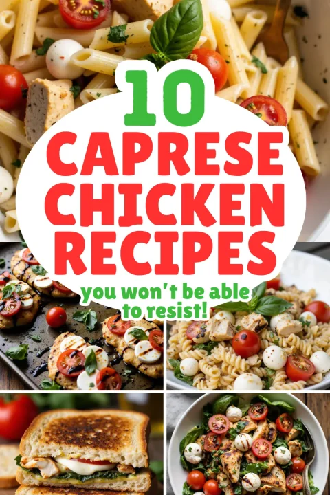 These caprese chicken recipes are packed with fresh, simple ingredients and make dinner feel special—without the fuss.