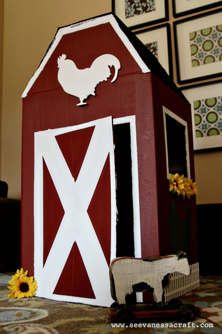 Cardboard Box Barn