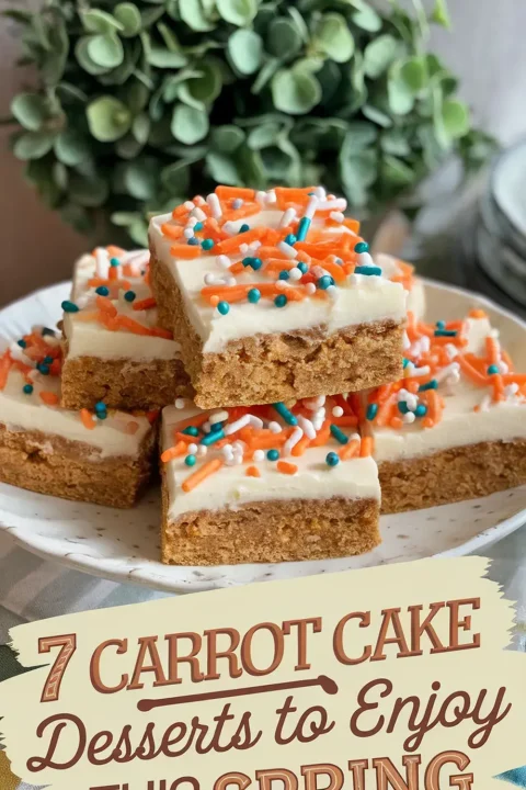 Celebrate the season with these delicious carrot cake-inspired desserts! From classic cakes to creative twists like cupcakes and cookies, these sweet treats are perfect for spring gatherings. ?? #CarrotCakeDesserts #SpringBaking #SweetTreats #SeasonalRecipes #DessertInspo