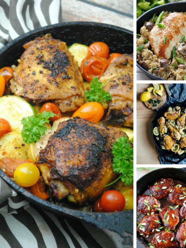 My mouth is watering at the sight of these cast iron skillet chicken recipes! Thanks for sharing!