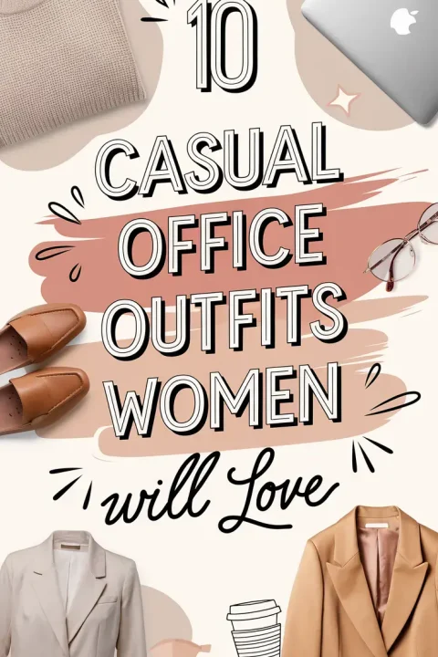 ?? 10 Casual Office Outfits Every Woman Needs in Her Work Wardrobe Looking for the perfect balance between professional and relaxed? These casual office outfits are easy to put together, stylish, and perfect for your 9-to-5. ?✨ #BusinessCasual #WorkOutfits #OfficeStyle #ChicAndComfy #WardrobeInspo