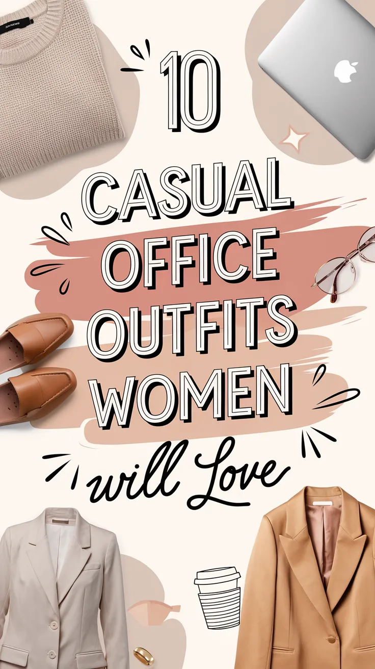 🔥👚 10 Casual Office Outfits Every Woman Needs in Her Work Wardrobe Looking for the perfect balance between professional and relaxed? These casual office outfits are easy to put together, stylish, and perfect for your 9-to-5. 💻✨ #BusinessCasual #WorkOutfits #OfficeStyle #ChicAndComfy #WardrobeInspo