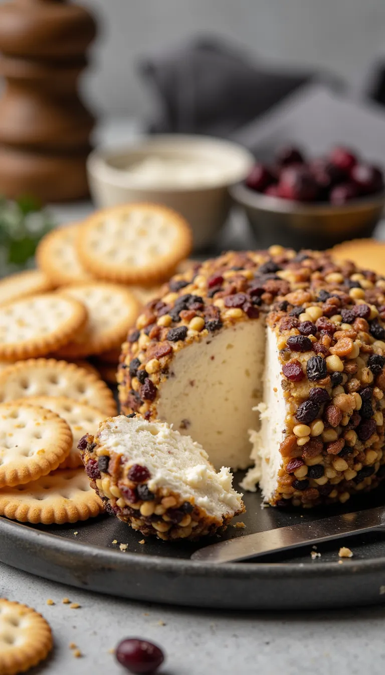 This sweet and savory cheese ball is a classic Thanksgiving appetizer you can make the day before!