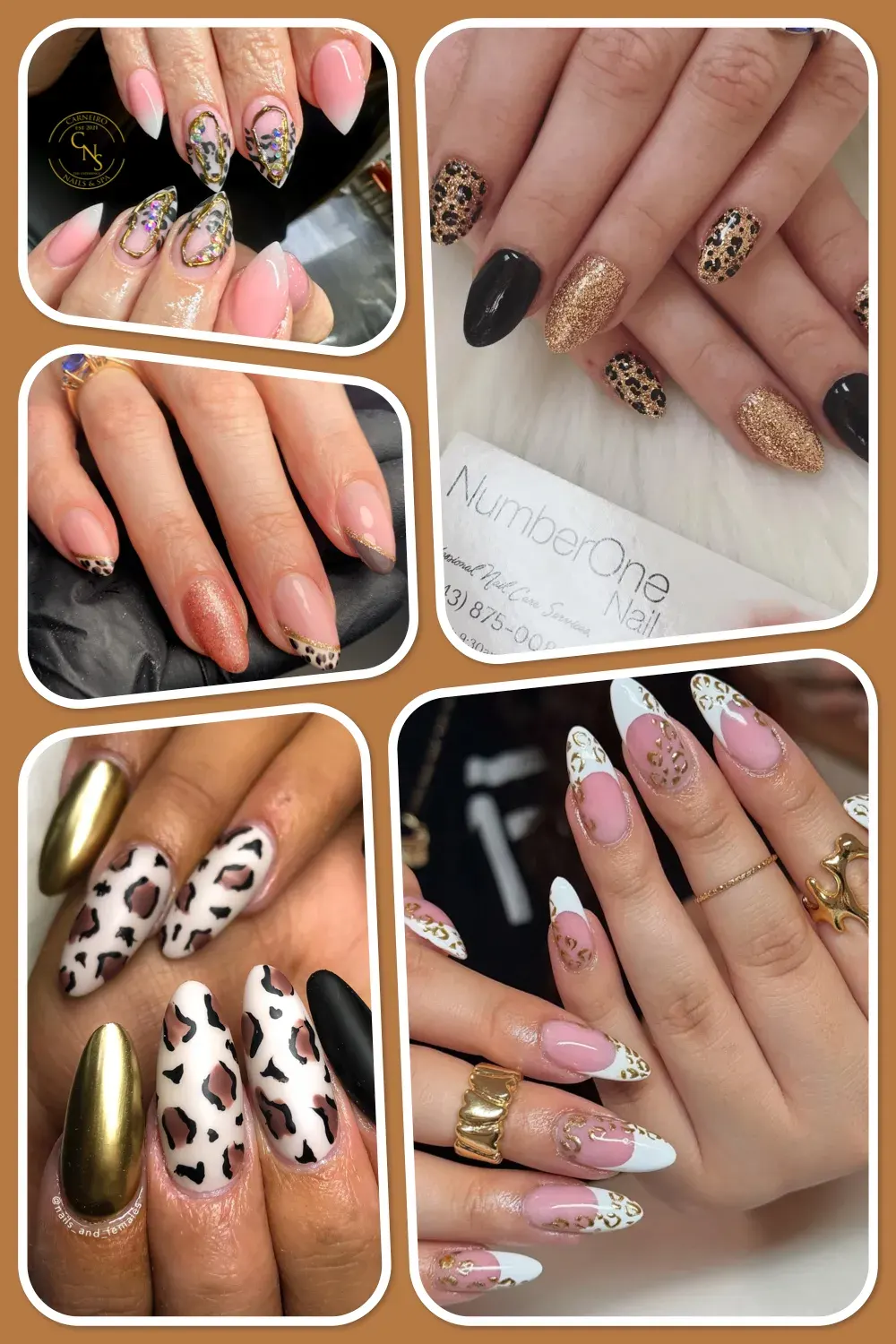 10 Gorgeous Cheetah Print Nail Designs You’ll Want to Copy - Bring out your bold side with these cheetah and gold nail ideas! From simple cheetah nails to brown and nude leopard print, these designs add instant glam to any look. #CheetahPrintNails #GoldLeopardNails #NailInspo