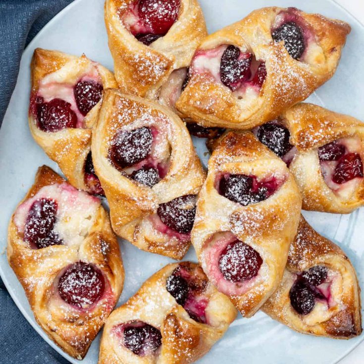 Image for Easy Cherry Danish with Puff Pastry