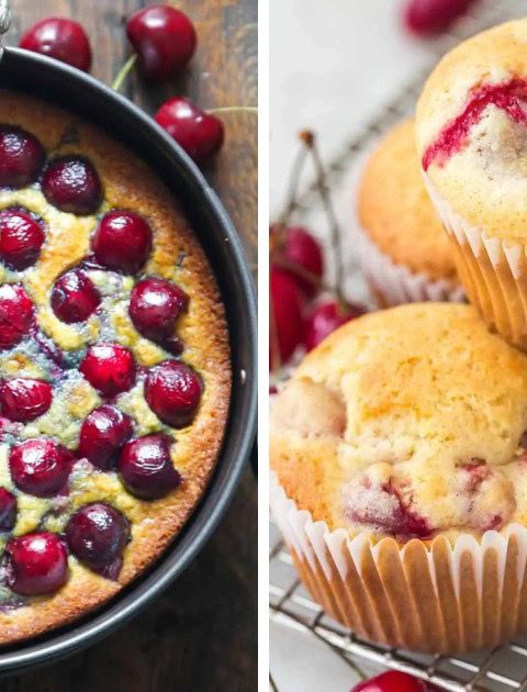 Indulge in the deliciousness of fresh cherries with these 15 easy dessert recipes! From classic cherry pie and muffins to delectable cherry tart, loaf cake, and custard pie, there's something in this fresh cherry recipes collection to satisfy every sweet tooth. Perfect for cherry lovers! ?✨