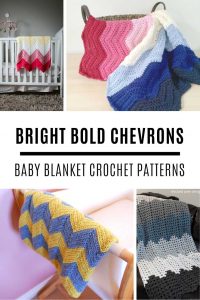 Loving these chevron crochet baby blanket patterns!