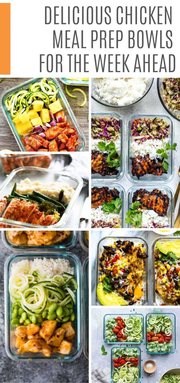 Chicken Meal Prep Bowls that Will Help You Get Through the Week!