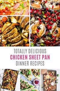 Loving these healthy chicken sheet pan dinner recipes!