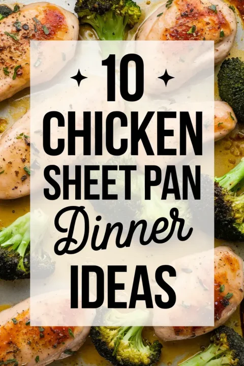 Make dinner a breeze with these simple and delicious chicken sheet pan meals! With minimal prep and easy cleanup, these recipes are perfect for busy nights when you need a hassle-free meal. ?? #SheetPanDinners #EasyMeals #ChickenRecipes #OnePanMeals #WeeknightDinner