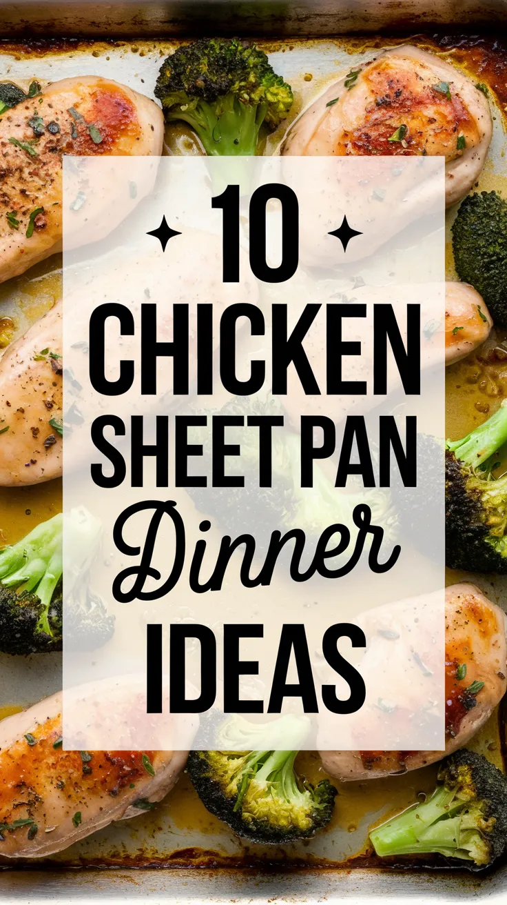 Make dinner a breeze with these simple and delicious chicken sheet pan meals! With minimal prep and easy cleanup, these recipes are perfect for busy nights when you need a hassle-free meal. 🥦🔥 #SheetPanDinners #EasyMeals #ChickenRecipes #OnePanMeals #WeeknightDinner