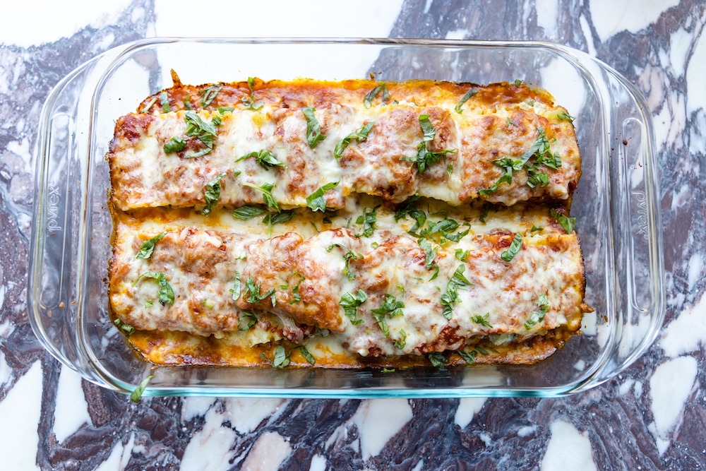 Chicken and Spinach Lasagna Rolls: Individual lasagna rolls are perfect for portioning out and reheating.