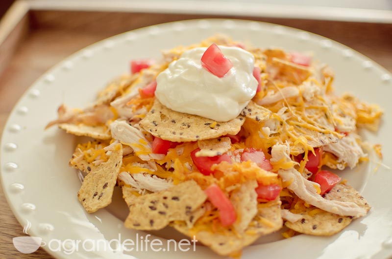 Shredded Chicken Nachos