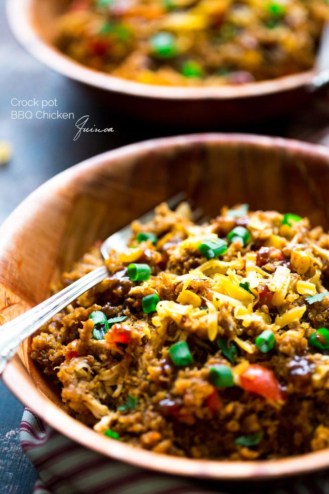 Crock Pot BBQ Chicken Quinoa Recipe