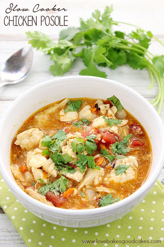 Slow Cooker Chicken Posole