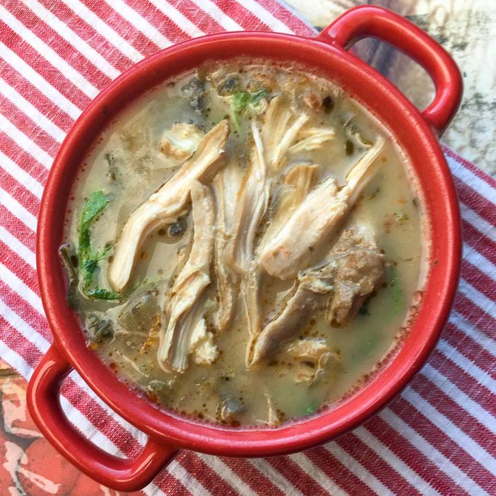 This light and flavorful soup is inspired by classic Chicken Florentine recipes, but it has some unique elements of its own.