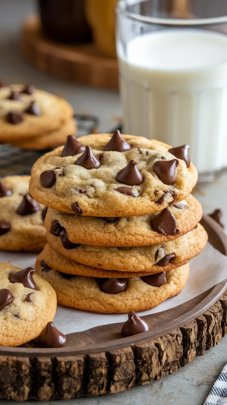 You can't go wrong with a batch of warm, homemade chocolate chip cookies. Crispy on the edges, soft in the center, and loaded with melty chocolate, these cookies are a must-have for bake sales, after-school snacks, or just a cozy night in.